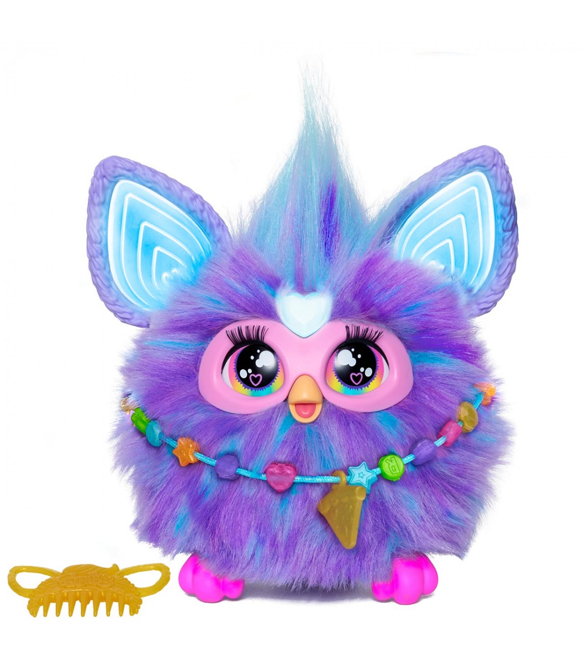 Juguete interactivo hasbro furby morado