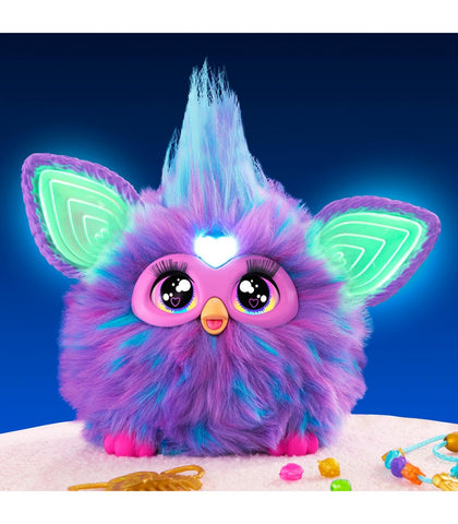 Juguete interactivo hasbro furby morado