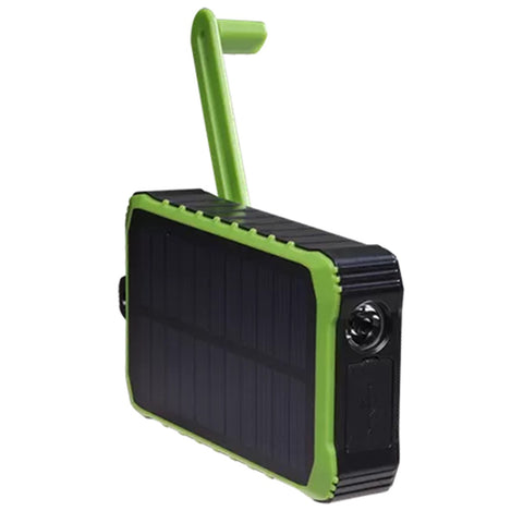 Powerbank solar denver con dinamo de manivela 10000mah