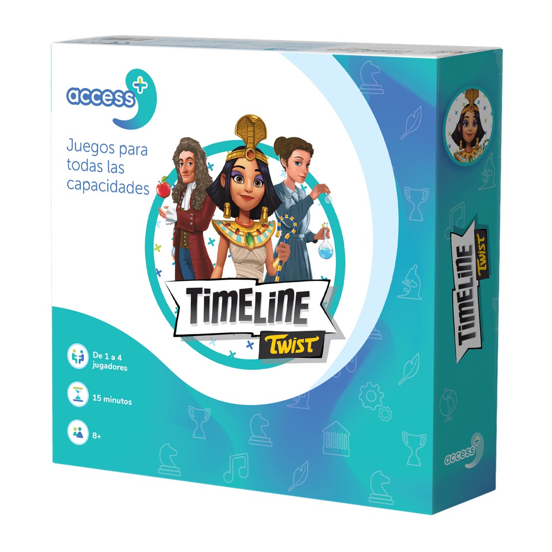 Juego de mesa timeline access+ edad recomendada 8 años