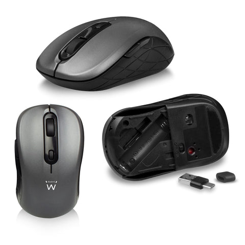 Kit teclado + mouse raton ewent ew3272 wireless inalambrico