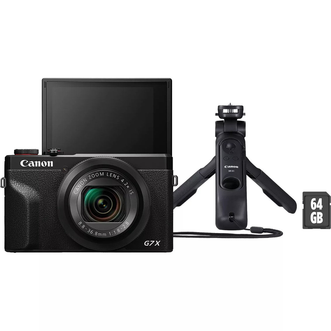 Camara digital canon powershot g7x mark iii bk vlogger kit 20.1mpx negro