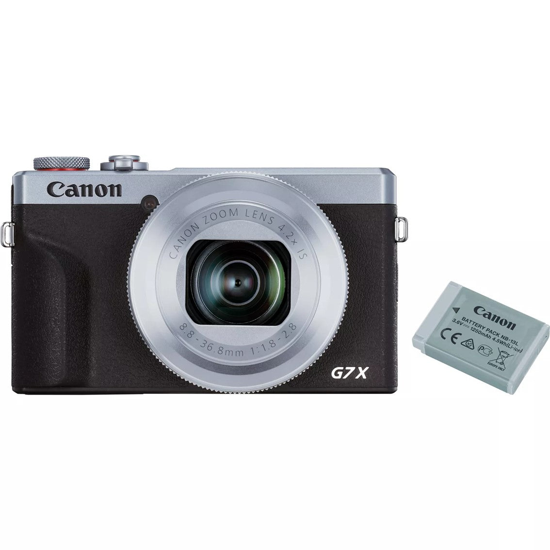 Camara digital canon powershot g7 x mark iii bk battery kit 20.1mpx plata