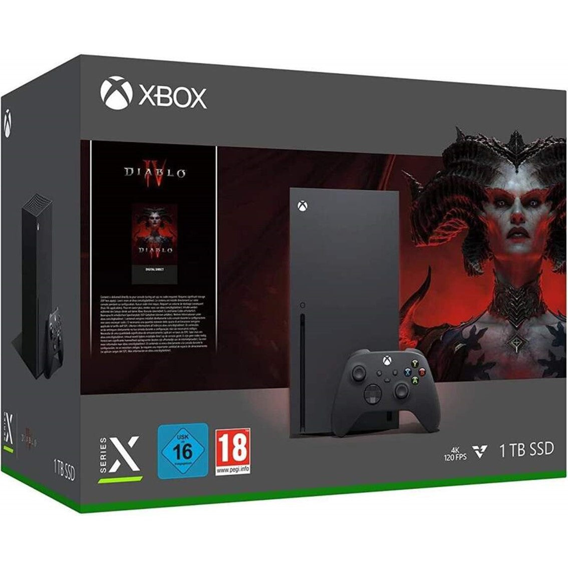 Microsoft xbox series x 1tb + diablo iv