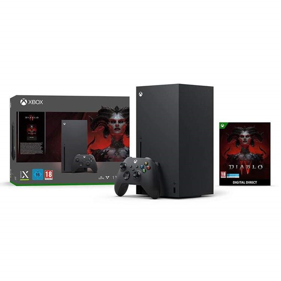 Microsoft xbox series x 1tb + diablo iv