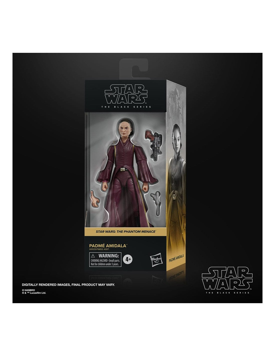 Figura hasbro star wars black series the phantom menace padmé amidala