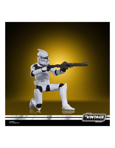 Figura hasbro star wars the vintage collection attack of the clones phase 1 clone trooper