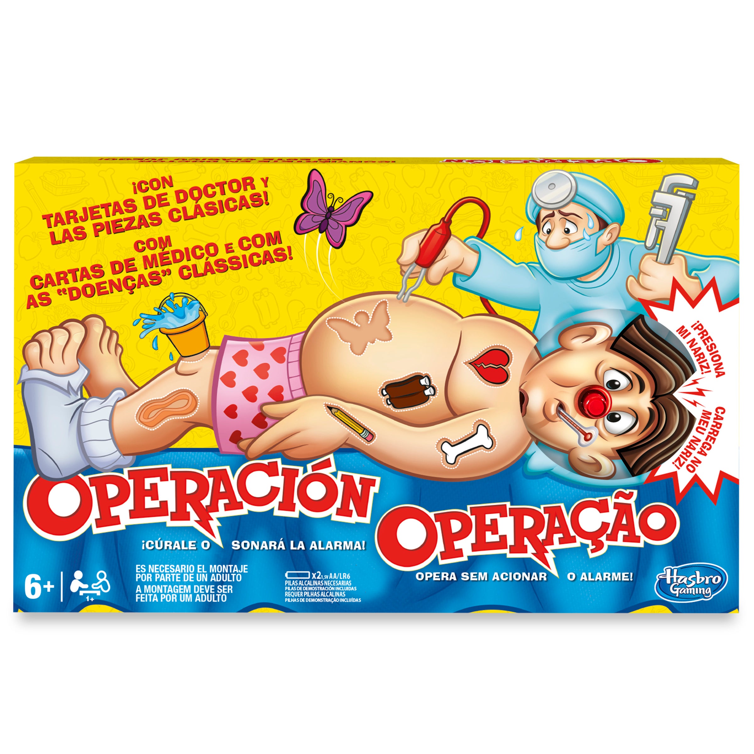 Juego hasbro classic operation