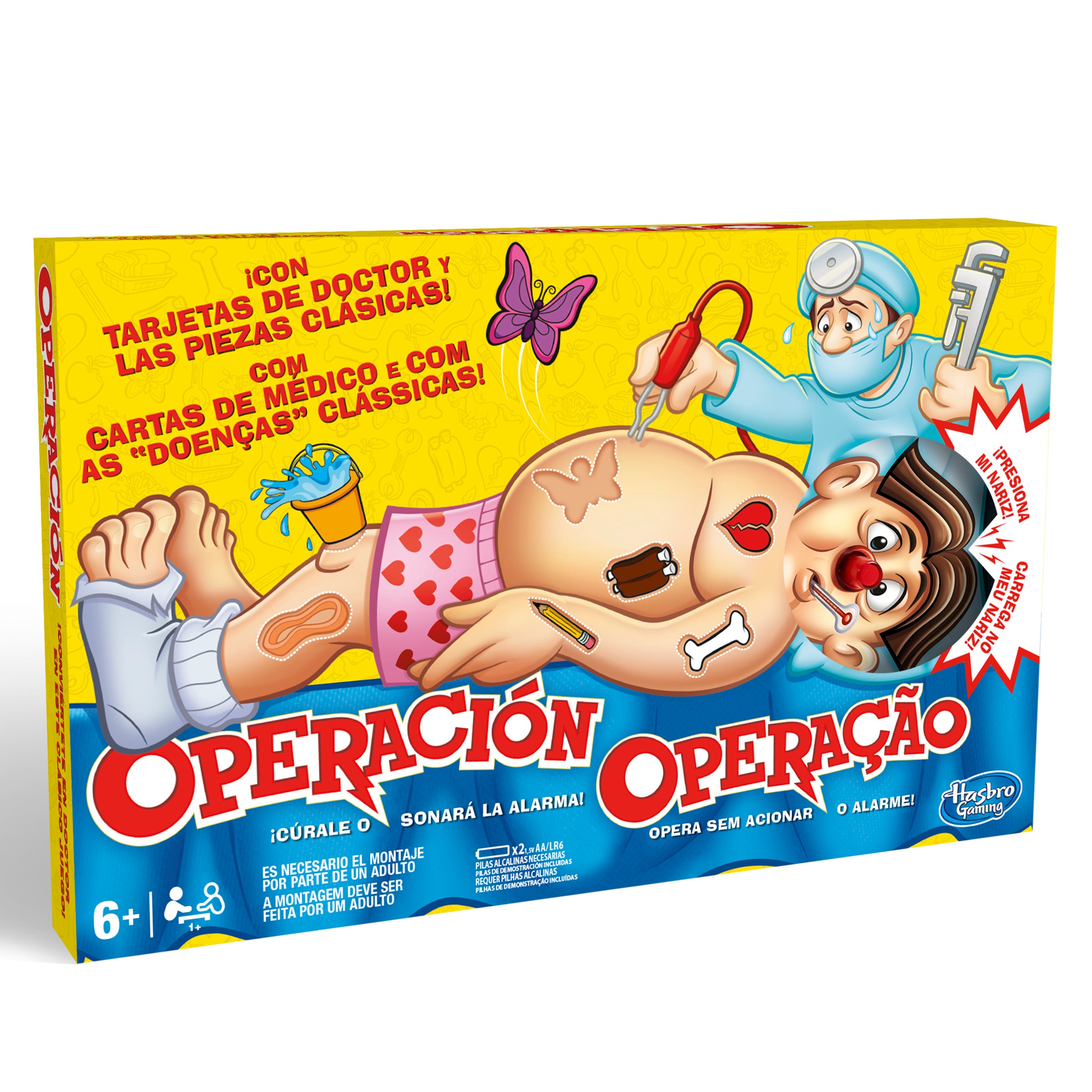 Juego hasbro classic operation