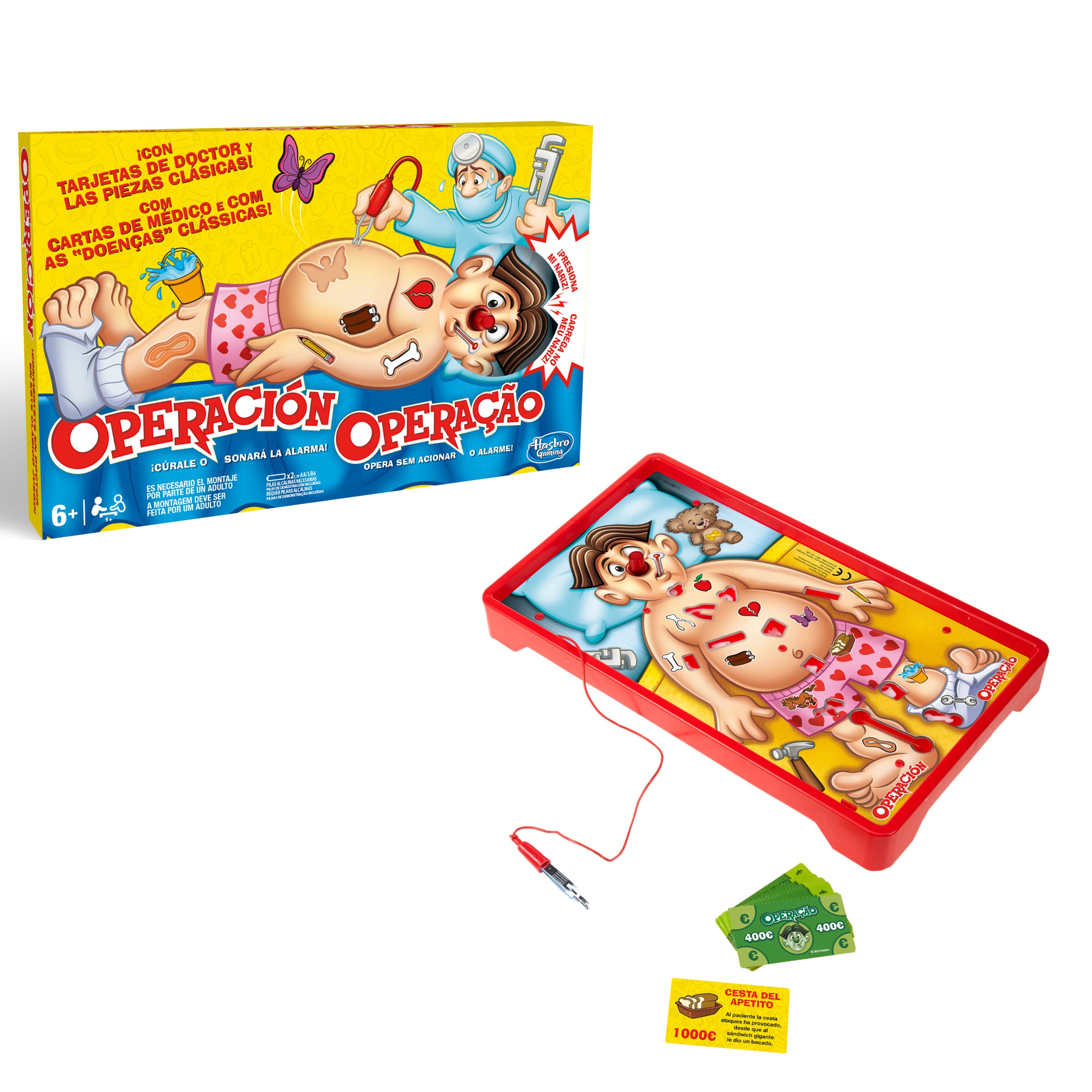 Juego hasbro classic operation