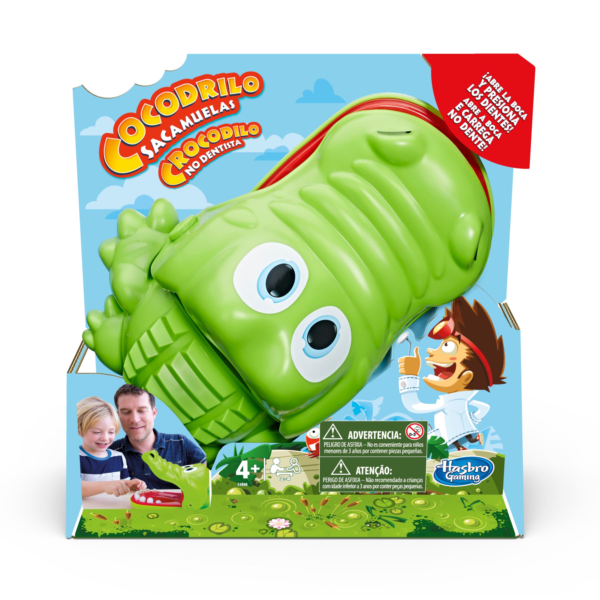 Juego educativo hasbro cocodrilo sacamuelas