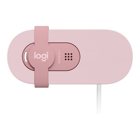 Webcam logitech brio 100 rosado full hd -  usb