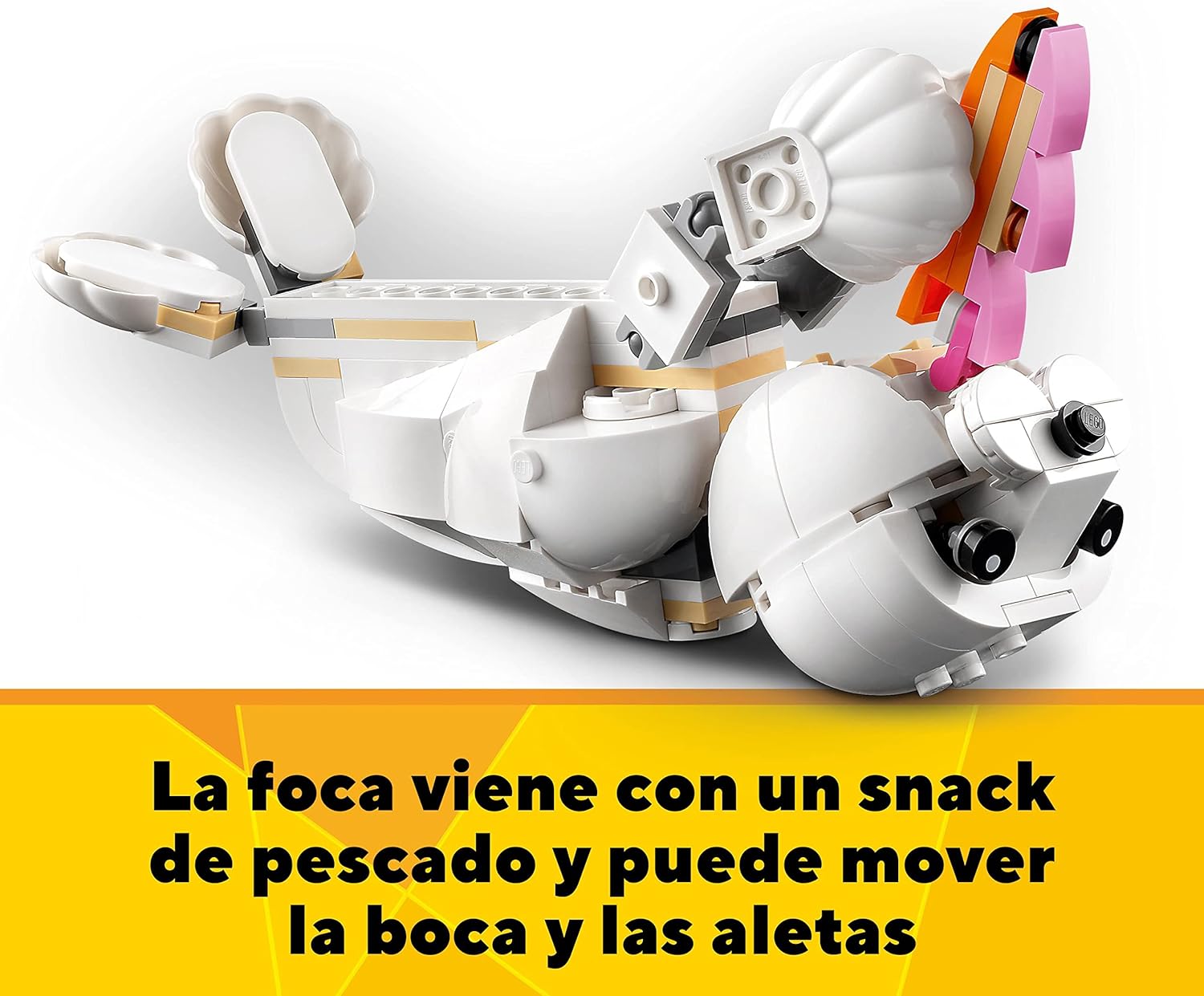 Lego creator conejo blanco