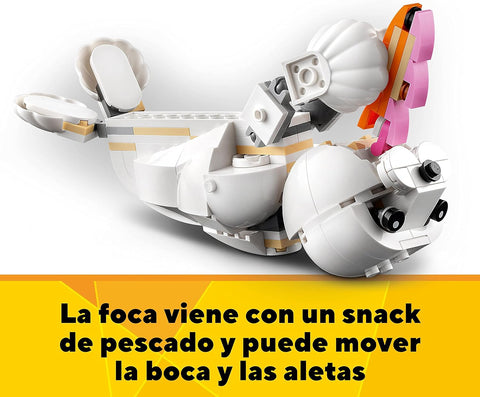 Lego creator conejo blanco