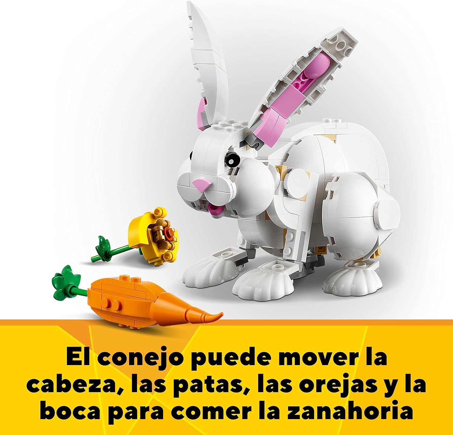 Lego creator conejo blanco
