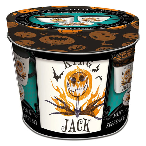 Set de taza posavasos + lata pyramid pesadilla antes de navidad