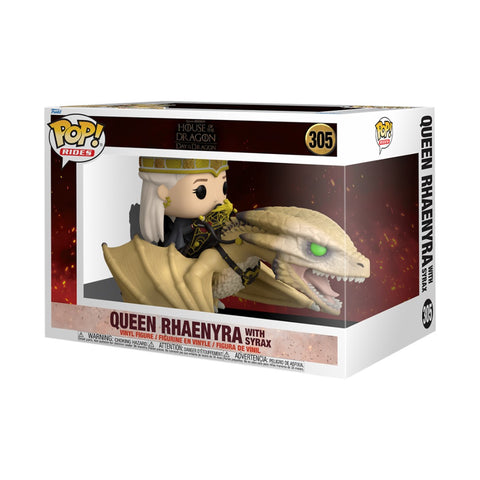 Funko pop casa del dragon rhaenyra con syrax 76490