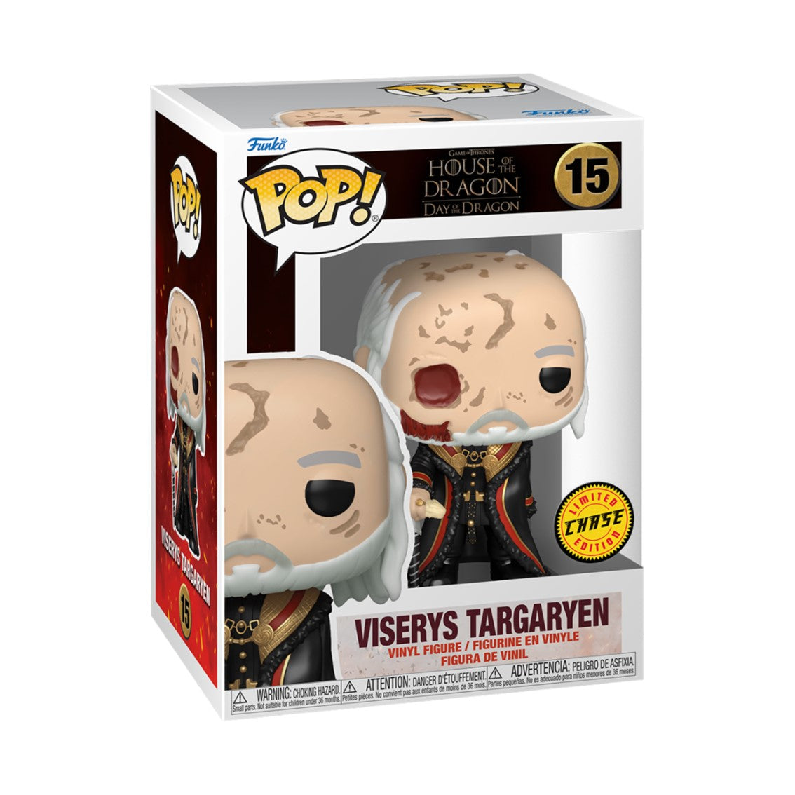 Funko pop casa del dragon viserys con mascara 76474