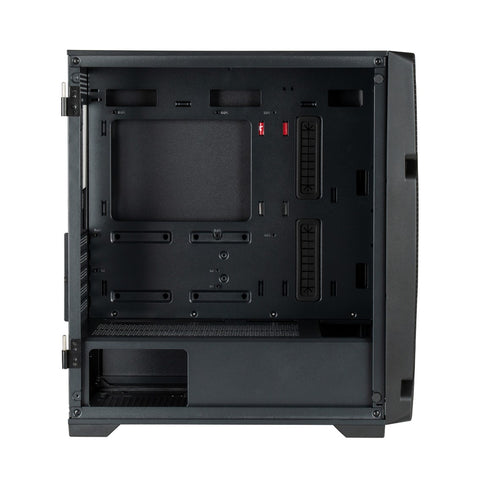 Caja ordenador gaming enermax marbleshell ms21 micro - atx cristal templado negro