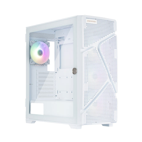 Caja ordenador gaming enermax marbleshell ms31 atx cristal templado blanco