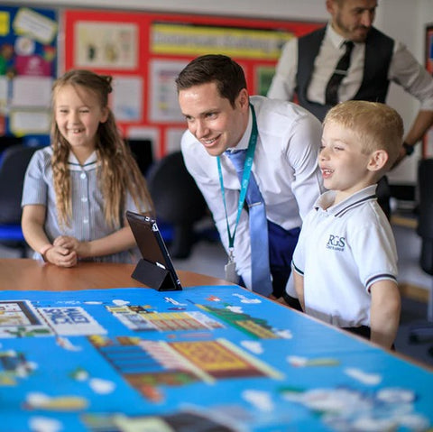 Tapete sphero code mat city - golf y space - soccer