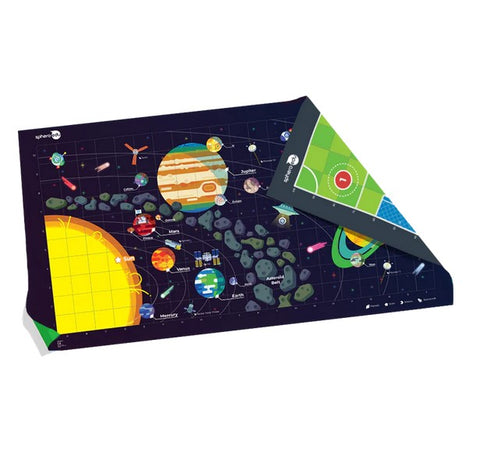 Tapete sphero code mat city - golf y space - soccer