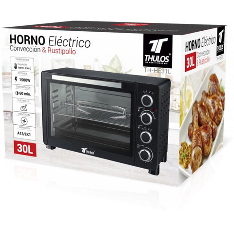 Horno electrico thulos th - he31l 1500w 30l