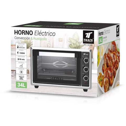 Horno electrico thulos th - he34l 1500w 34l