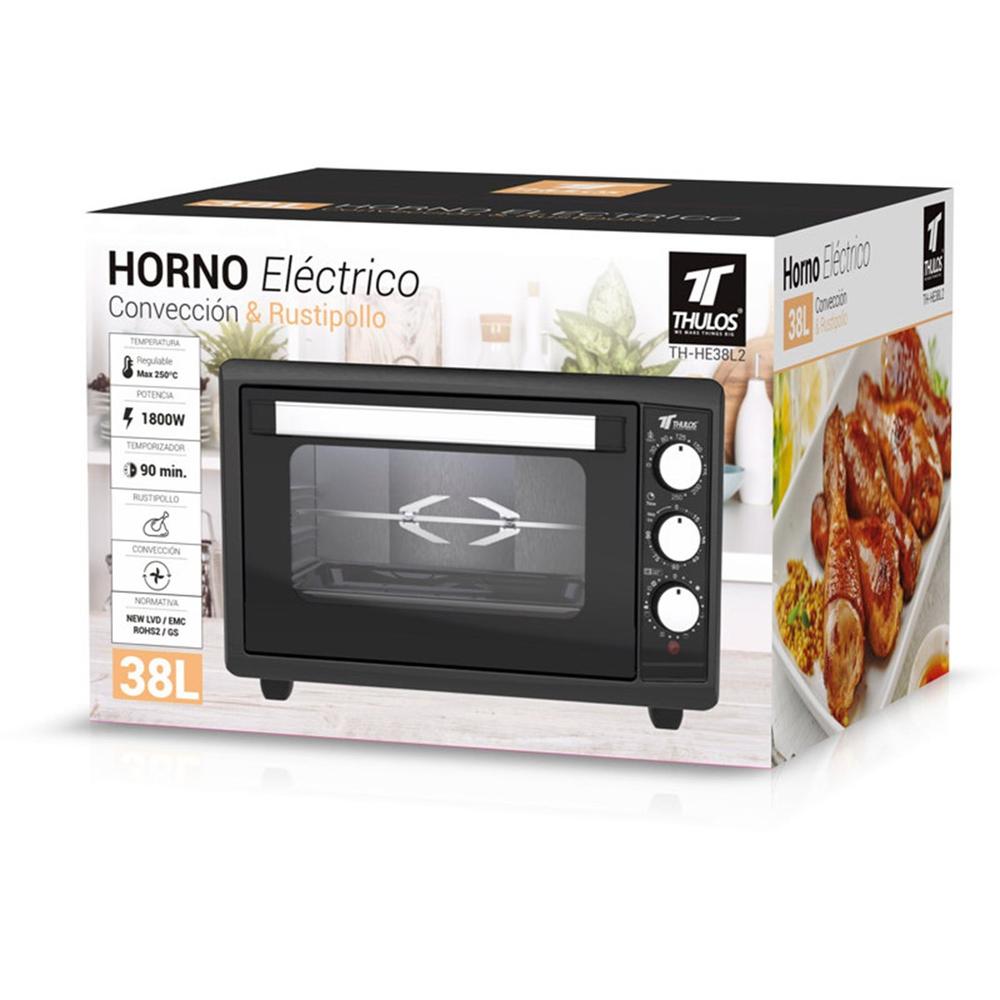 Horno electrico thulos th - he38l2 1800w 38l