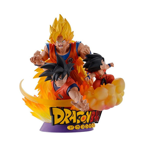 Figura megahouse dragon ball z dracap re: birth puchirama dx goku