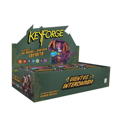 Juego de mesa keyforge vientos de intercambio edad recomendada 14 años