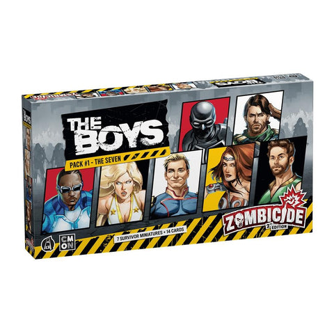 Juego de mesa zombicide 2e: the boys pack #1: the seven edad recomendada 14 años