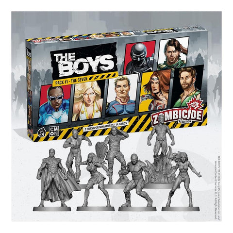 Juego de mesa zombicide 2e: the boys pack #1: the seven edad recomendada 14 años