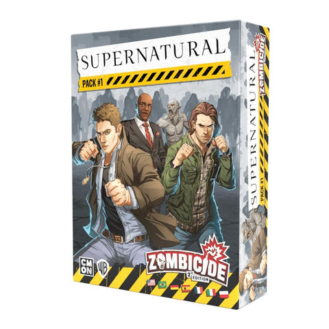 Juego de mesa zombicide 2e: supernatural character pack #1 edad recomendada 14 años