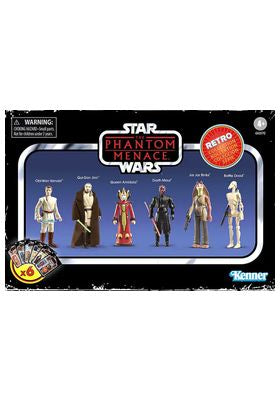 Figuras hasbro star wars phantom menace retro collection