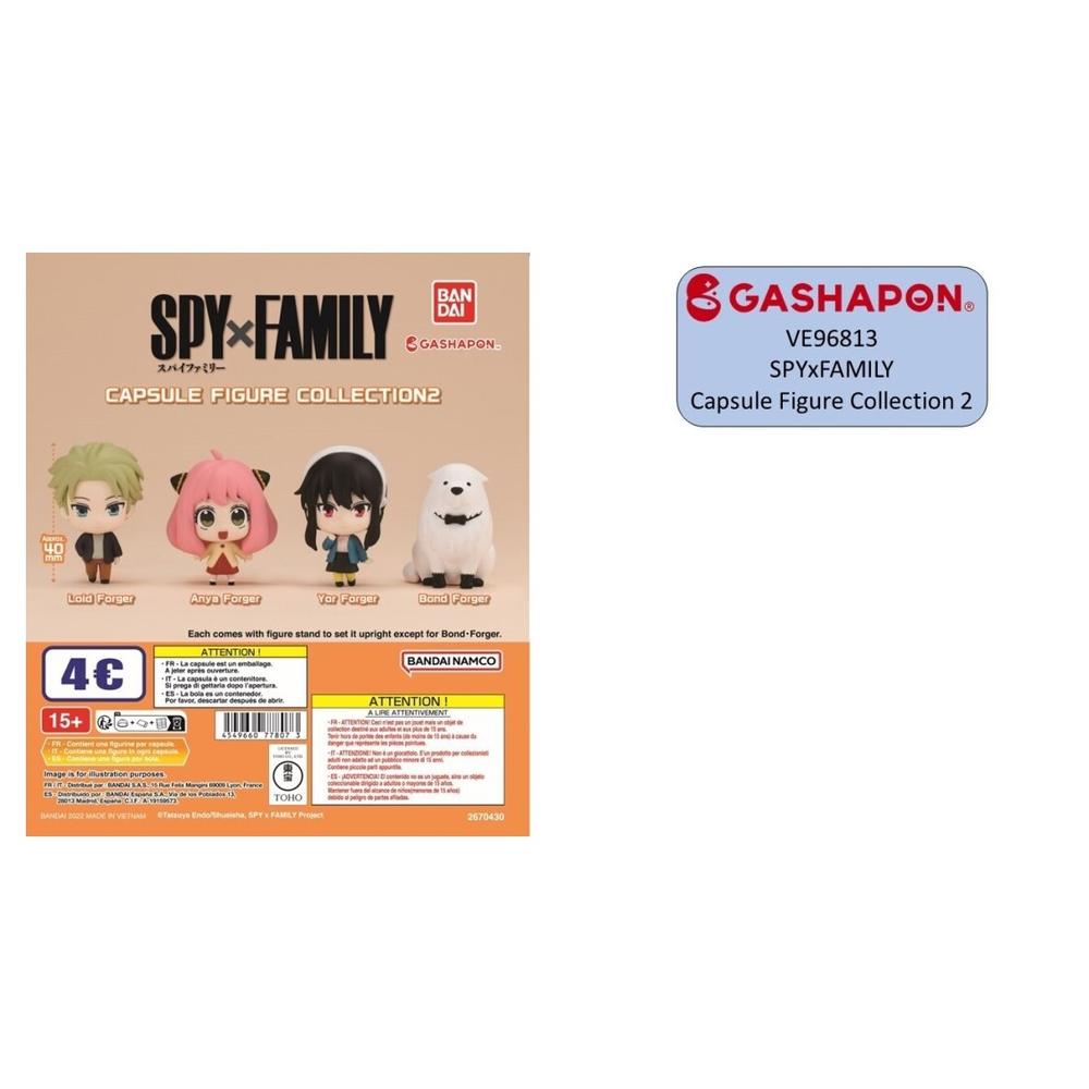 Set gashapon figuras bandai lote 30 articulos spy x family capsule figure