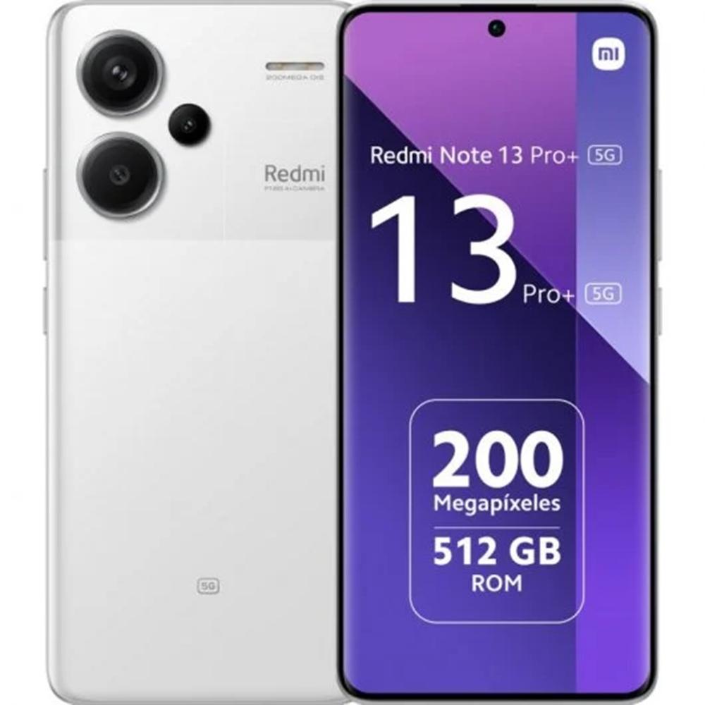 Movil xiaomi redmi note 13 pro+ 5g - 12gb - 512gb - 6.67pulgadas - blanco