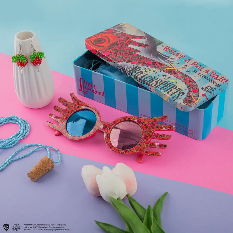 Set de espectrogafas y joyas cinereplicas harry potter luna lovegood