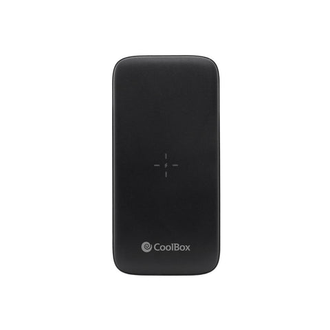 Bateria externa portatil power bank qi coolbox 10000mah negro