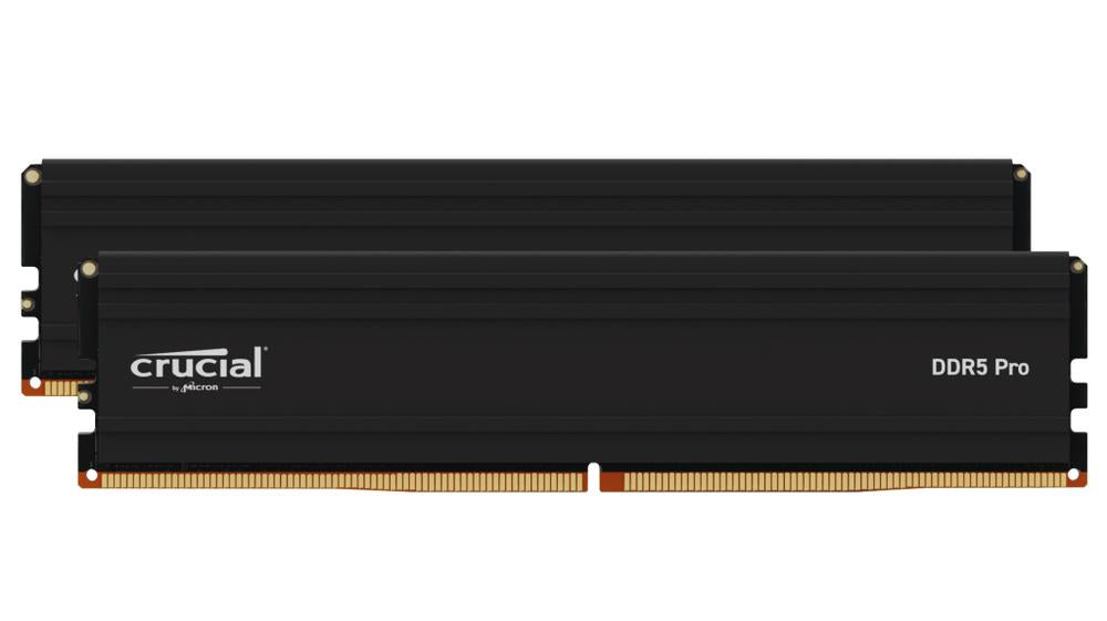 Memoria ram ddr5 64gb 2x32gb crucial pro -  dimm - 5600 mhz - pc5 44800 - cl46