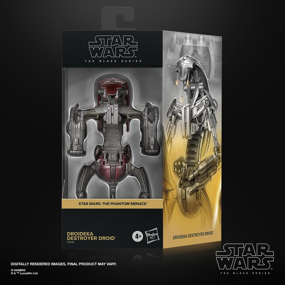 Figura hasbro star wars the black series droideka destroyer droid