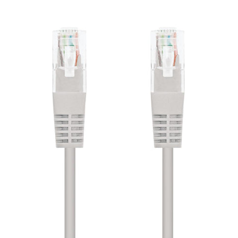 Latiguillo cable red u - utp cat.5e rj45 nanocable 5m gris awg24