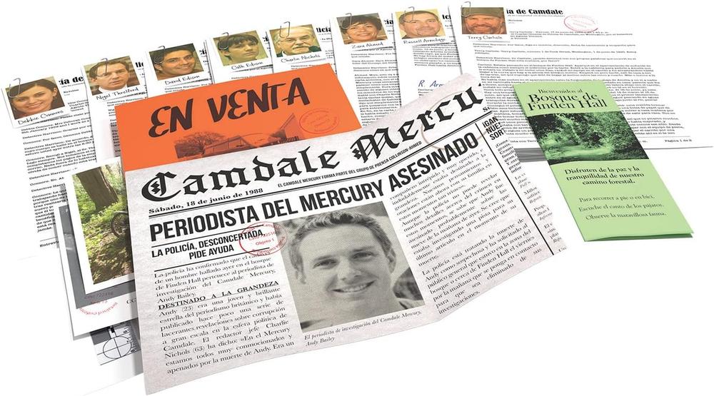 Juego de mesa cold case 1 una historia de muerte caso policial