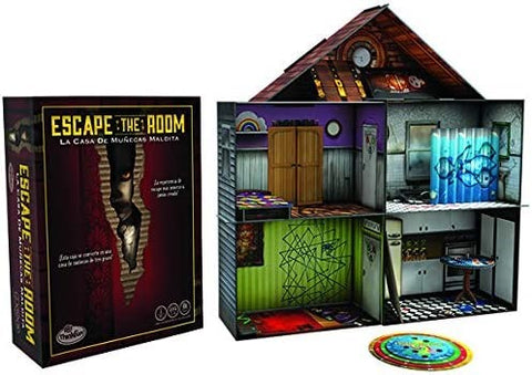 Juego de mesa escape the room la casa de muñecas maldita