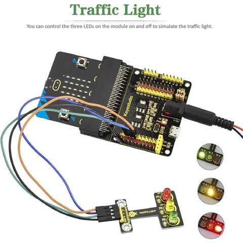 Starter kit sensores y actuadores micro:bit keyestudio 37 en 1