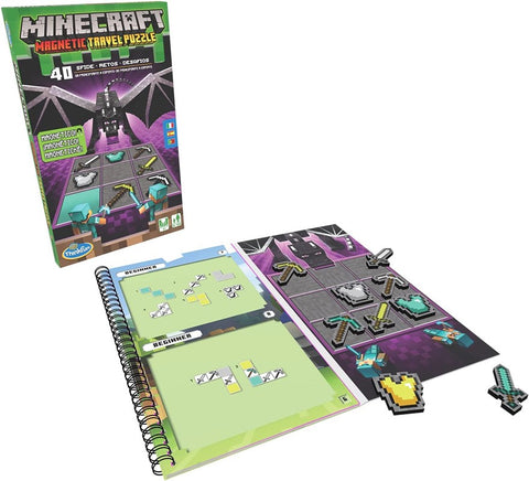 Puzzle magnético de viaje minecraft