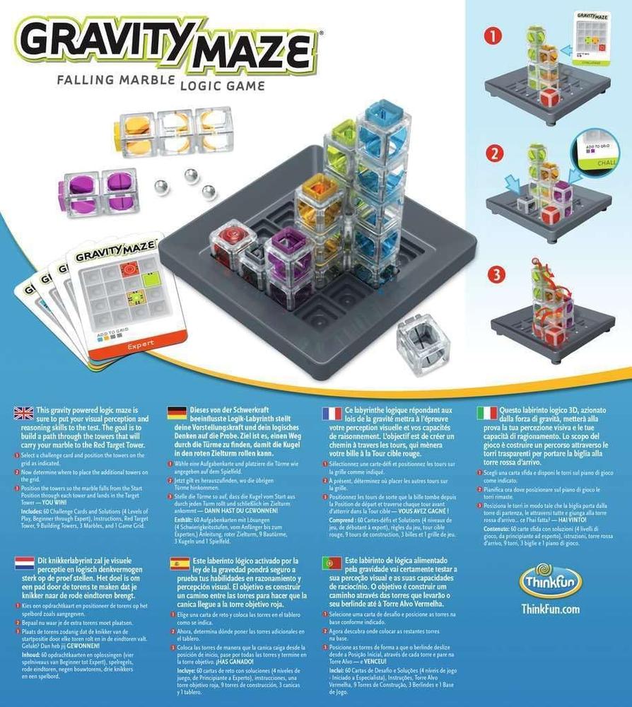 Juego de mesa gravity maze