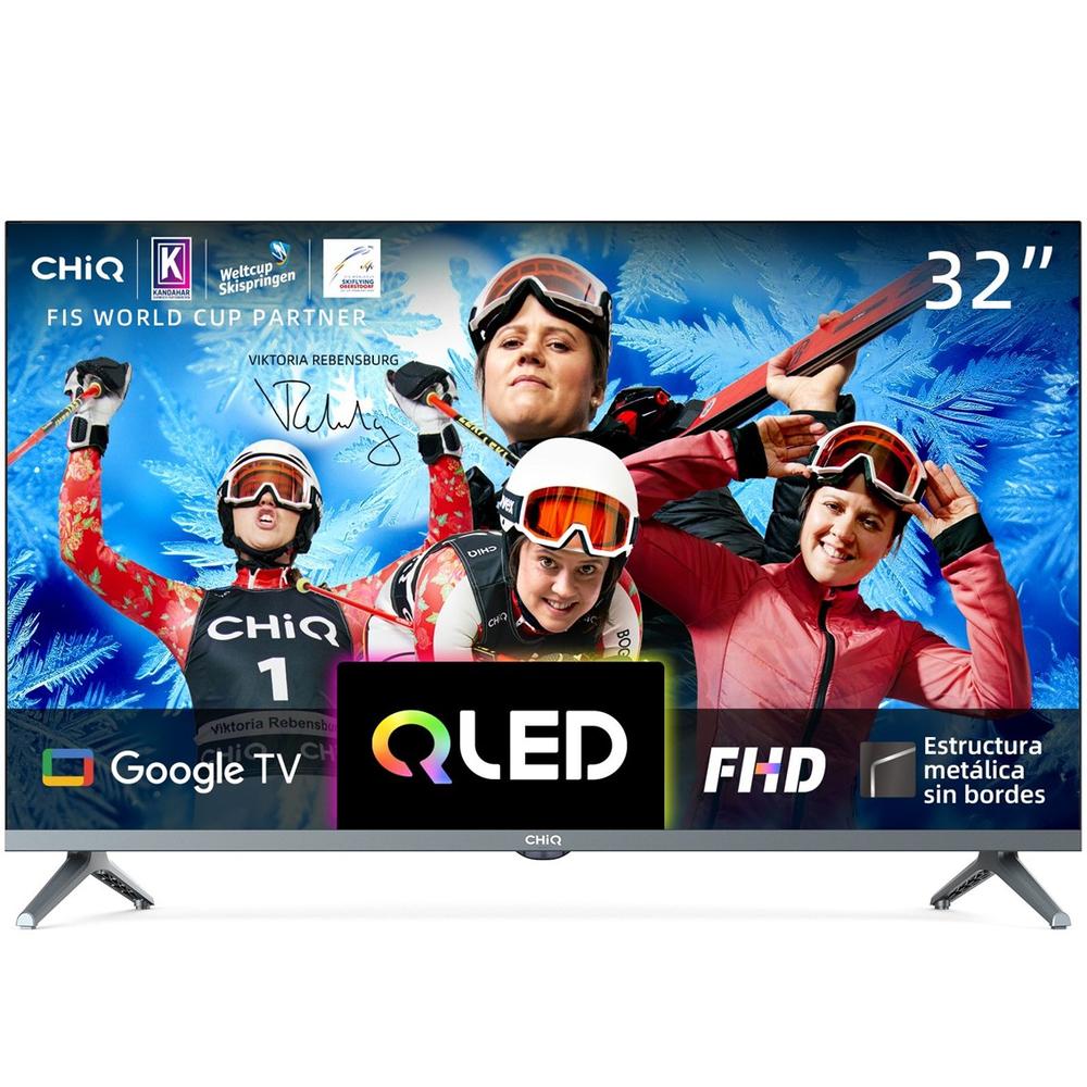 Tv chiq 32pulgadas l32qm8t qled fhd google tv hdmi usb