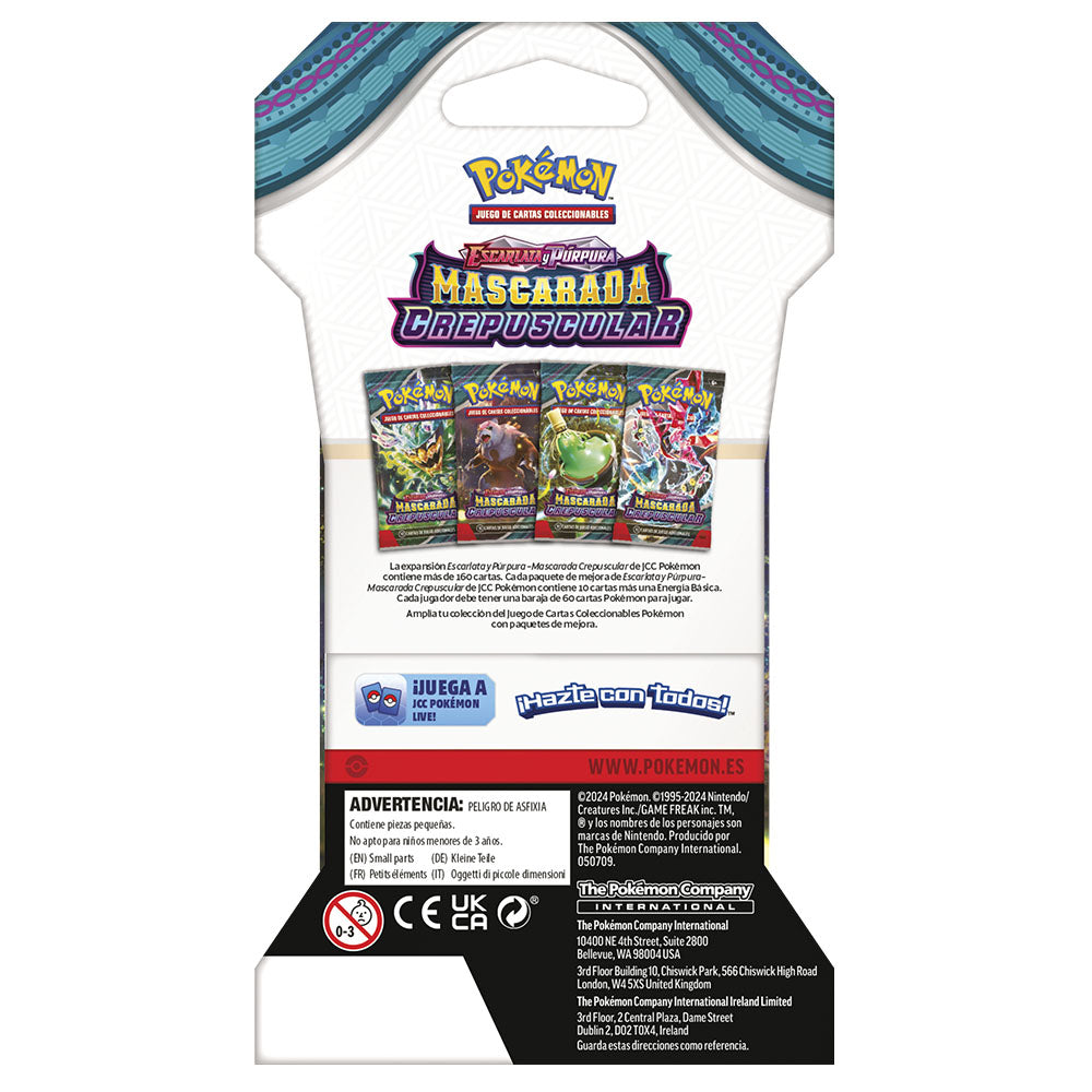 Pokemon tcg sleeve booster display mascarada crepuscular sv06 2024 español