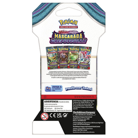 Pokemon tcg sleeve booster display mascarada crepuscular sv06 2024 español